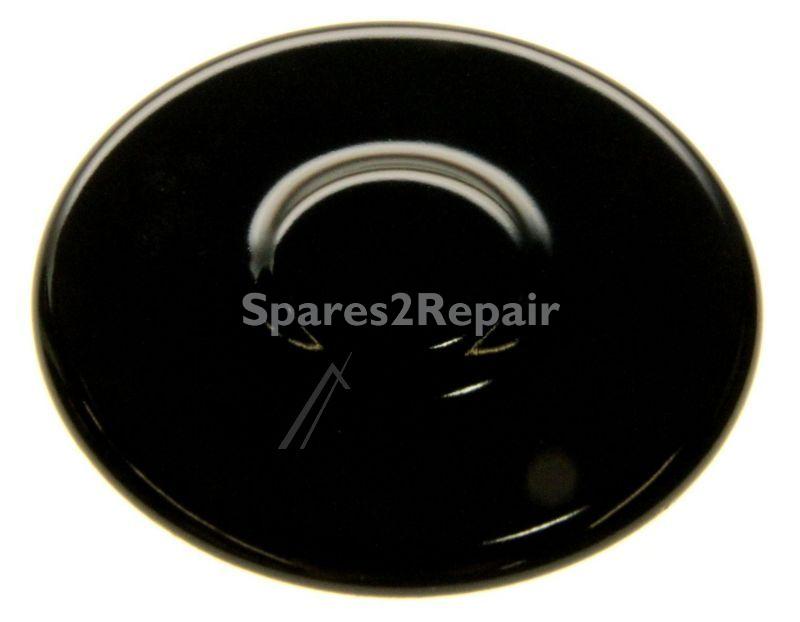 Burner Cap - C00142693 482000029654 Burner Cap Auxiliary Shiny Black [Whirlpool Indesit]