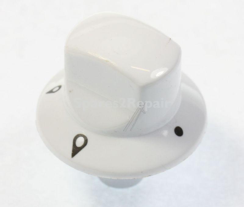 Control Knobs - C00118258 482000029015 Knob Polar White [Whirlpool Indesit]