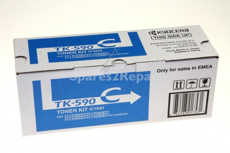 Toner Cartridge - Tk-590c 1t02kvcnl0 Toner Kit Cyan 5k
