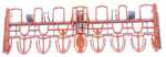 Smeg Dish Basket - 834410080 Dishes Basket