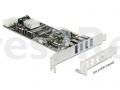 Delock Io Adapter - Pci Express X4 Card > 4 X External Usb 3.0 Quad Channel