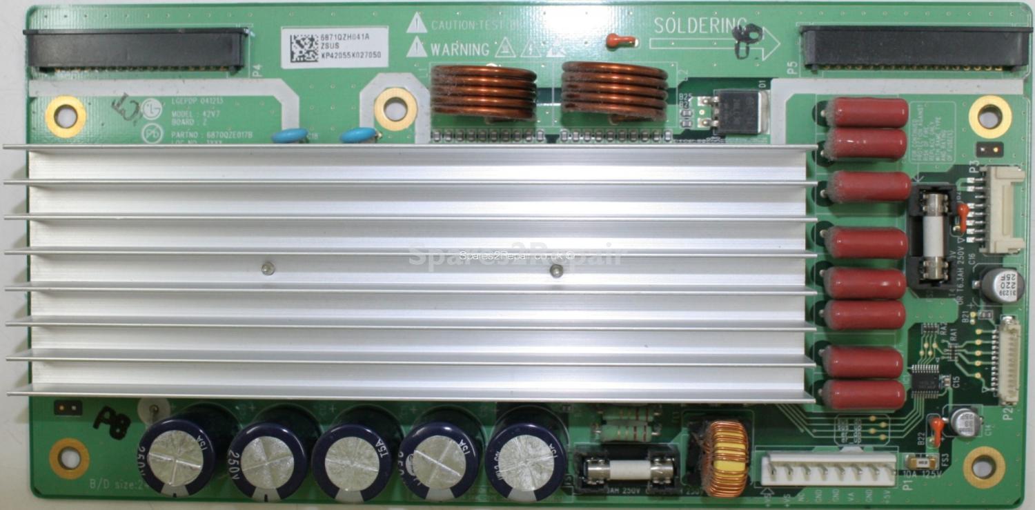LG 42PX4DV - ZSUS - 6871QZH041A - 6870QZE017B - PDP 041213 - 42V7 Z