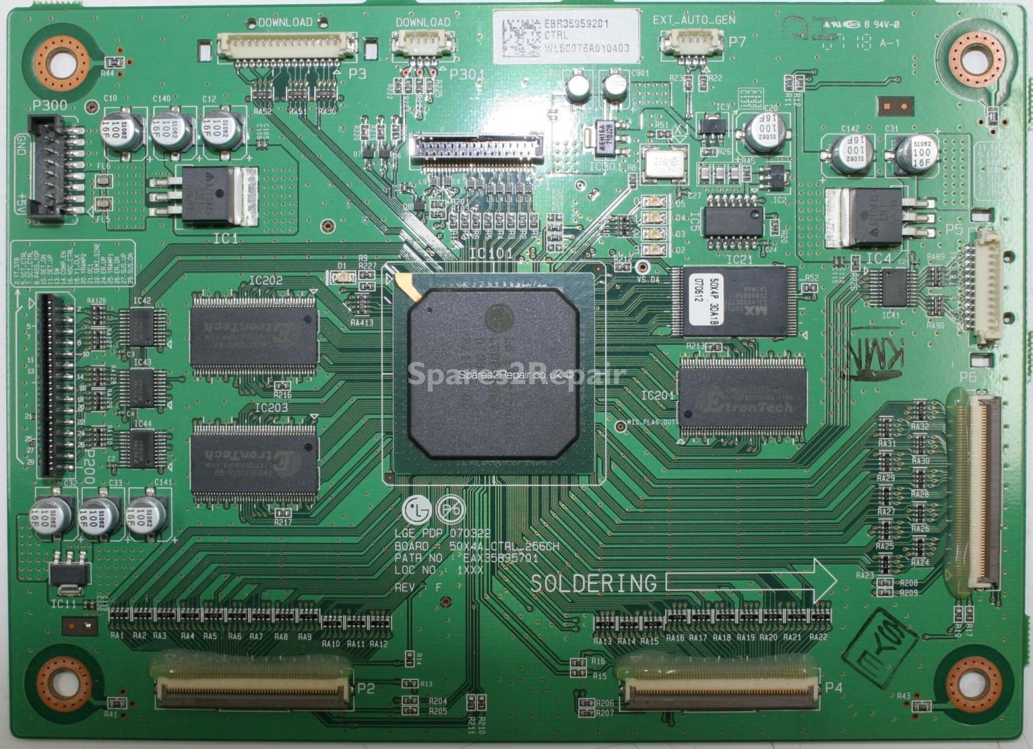 LG 50PT85 - LVDS - EBR35959201 - EAX35835701 - Rev F - PDP 070322 - 50X4A_CTRL_256CH