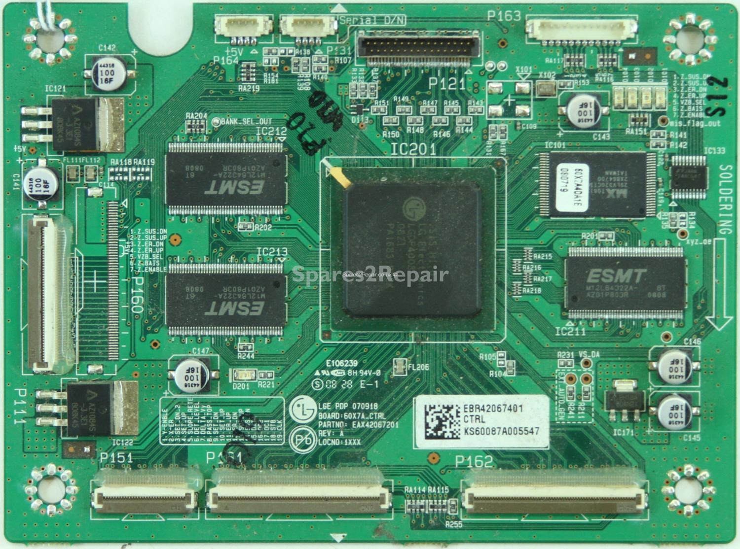 LG 60PG3000 - Logic Ctrl - EAX42067201 - REV:A - EBR42067401 - PDP 070918 - 60X7A_CTRL