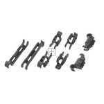 Compatible for Bosch, Siemens Multi-Model Fitting Dishwasher Basket Clip Kit
