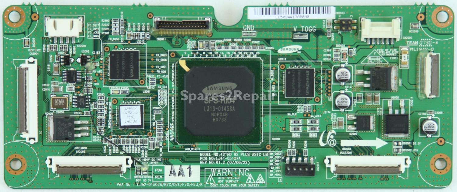 Philips 42PF5532D/05 - LVDS - LJ41-05187A - R1.2 - LJ92-01502A A1 - 42HD W2 PLUS ASIC LM