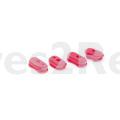 Platum Cable Clamp - P1p-021 Silicone Cable Grommet Color Red