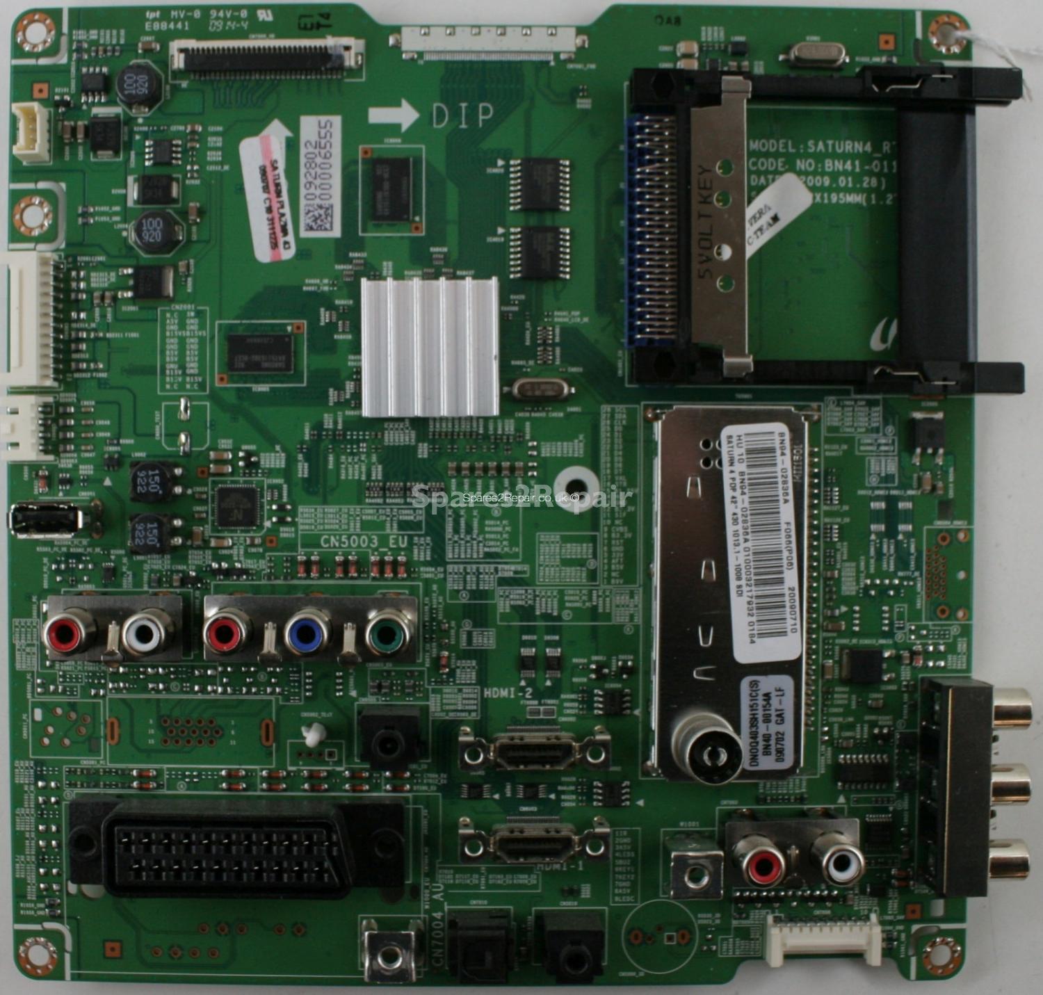 Samsung PS-42B430P2W - Main AV - BN94-02836A - BN41-01180A - SATURN4_RTV_PDP