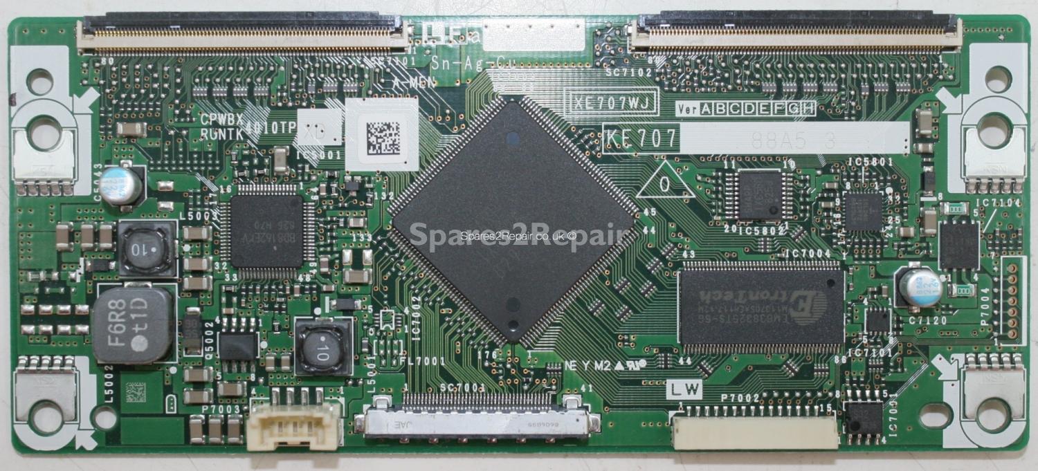 Sharp LC-52D65E - LVDS - CPWBX4010TP - XE707WJ - KE707 - 88A5 3 -