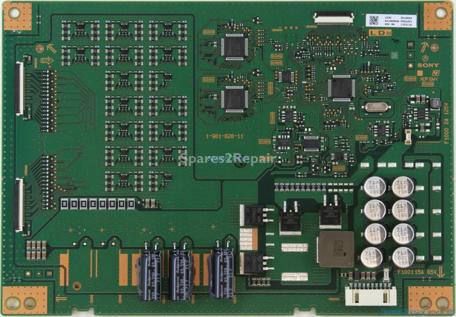 Sony KD-49XE9005 - LED Driver Board - 1-981-828-11 - A2166065A - 04EU08452C0T