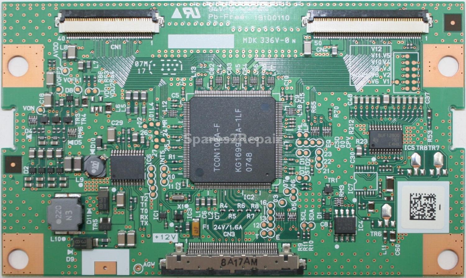 Toshiba 37AV505D - LVDS - 19100110 - TCON102A-F